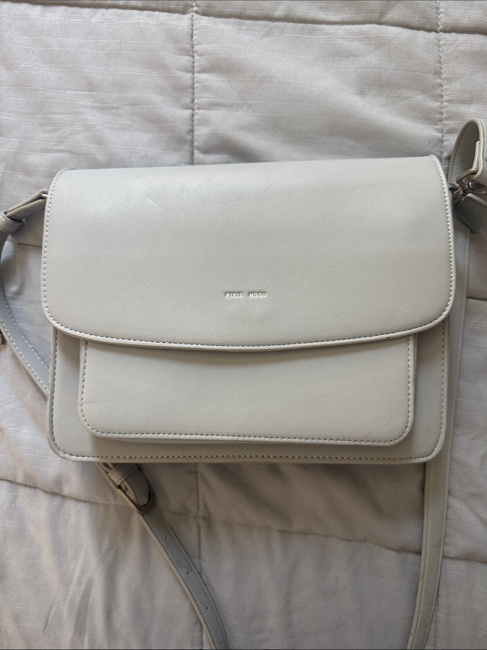 Pixie Mood Cream Crossbody Bag